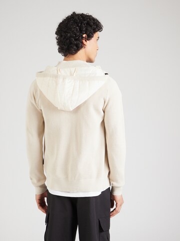 INDICODE JEANS Strickjacke 'Georjes' in Beige