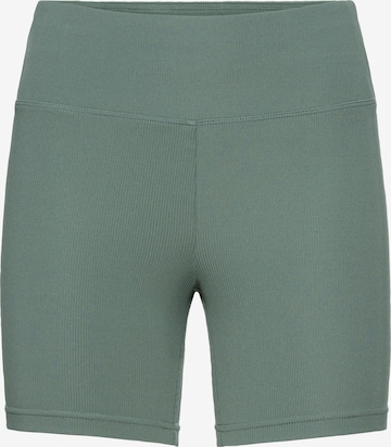 FAYN SPORTS Skinny Workout Pants in Green: front