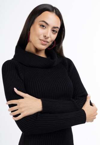 faina Knit dress in Black