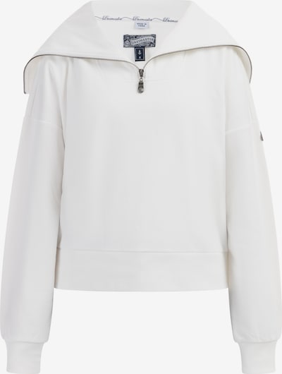 DreiMaster Vintage Collegepaita 'Idem' värissä valkoinen, Tuotenäkymä