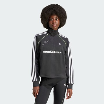 ADIDAS ORIGINALS Sweatshirt in Zwart: voorkant