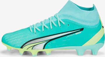 PUMA Soccer Cleats in Green: front