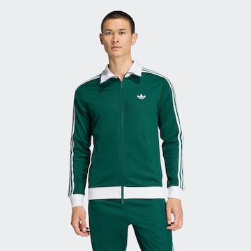 Veste de survêtement 'Classic' ADIDAS ORIGINALS en vert : devant