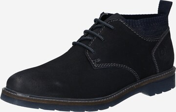 bugatti Lace-Up Boots 'Zeli' in Blue: front