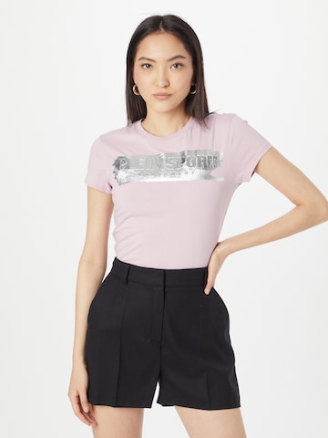 Plein Sport - Camiseta en rosa: frente