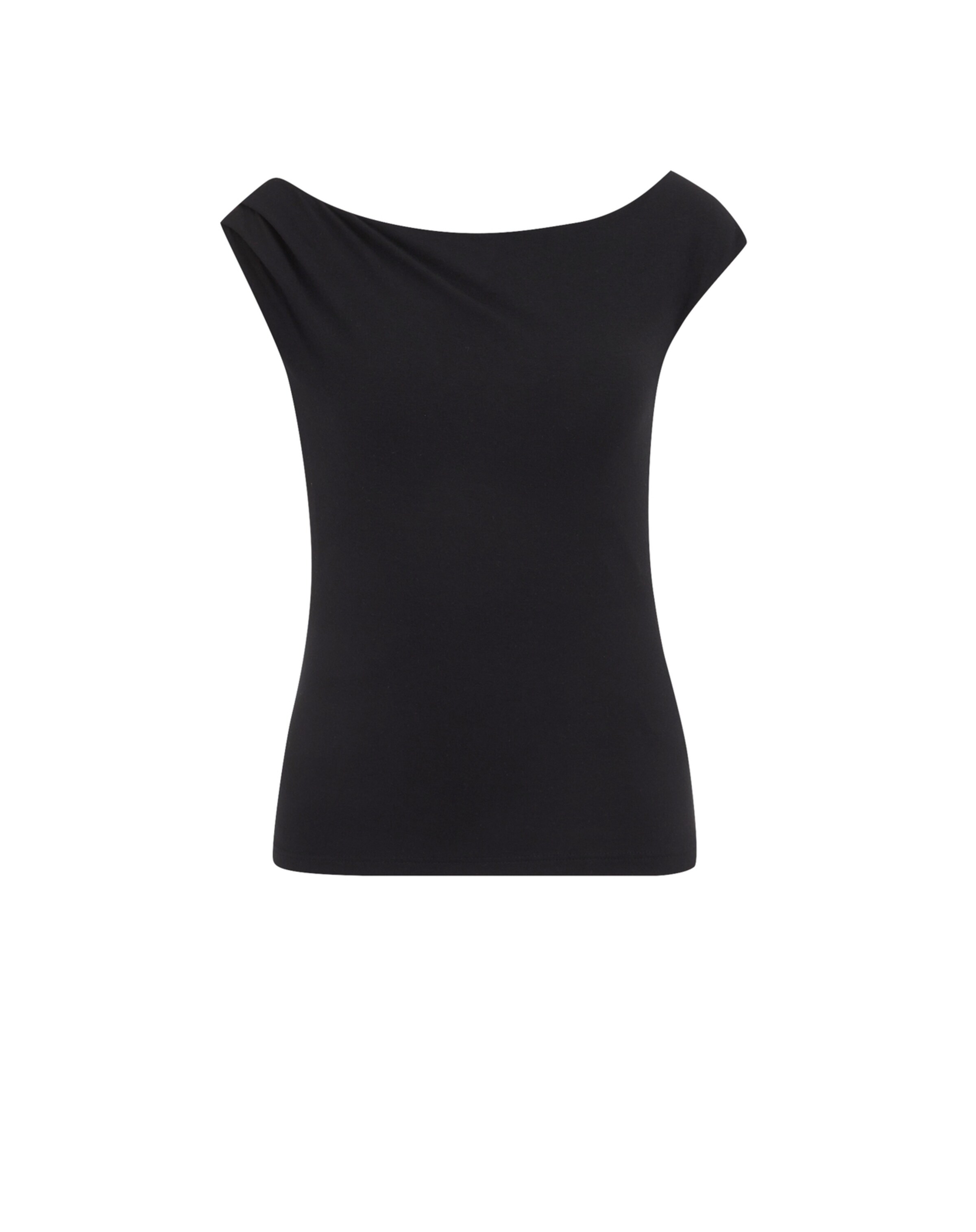 WE Fashion Majica | črna barva: sprednja stran