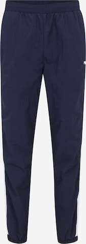 FILA Tapered Broek in Blauw: voorkant