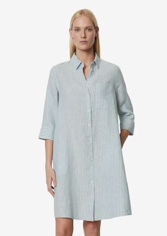 Robe-chemise Marc O'Polo en bleu : devant