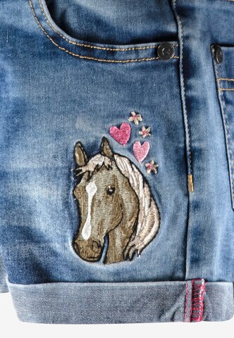 SALT AND PEPPER Regular Jeans-Shorts 'Dream Horse' in Blau