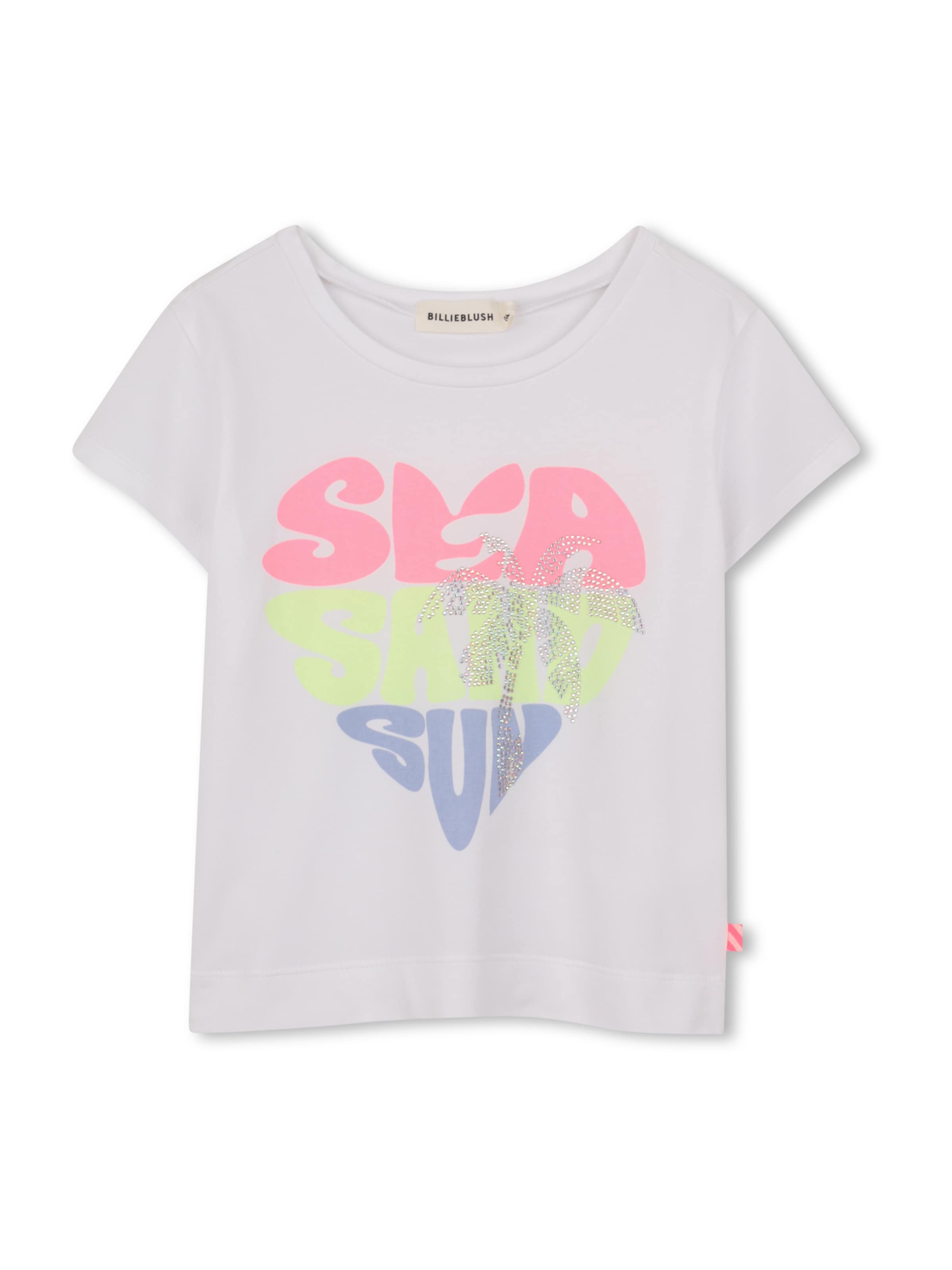 T-Shirt Billieblush en blanc : devant