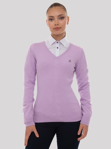 Sir Raymond Tailor Sweater 'Verty' in Purple: front