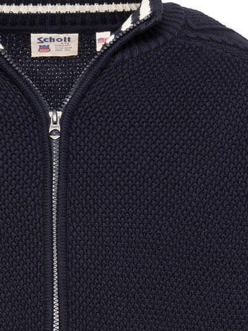 Vestes en maille Schott NYC en bleu