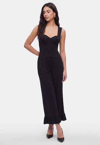 faina Loosefit Broek in Zwart