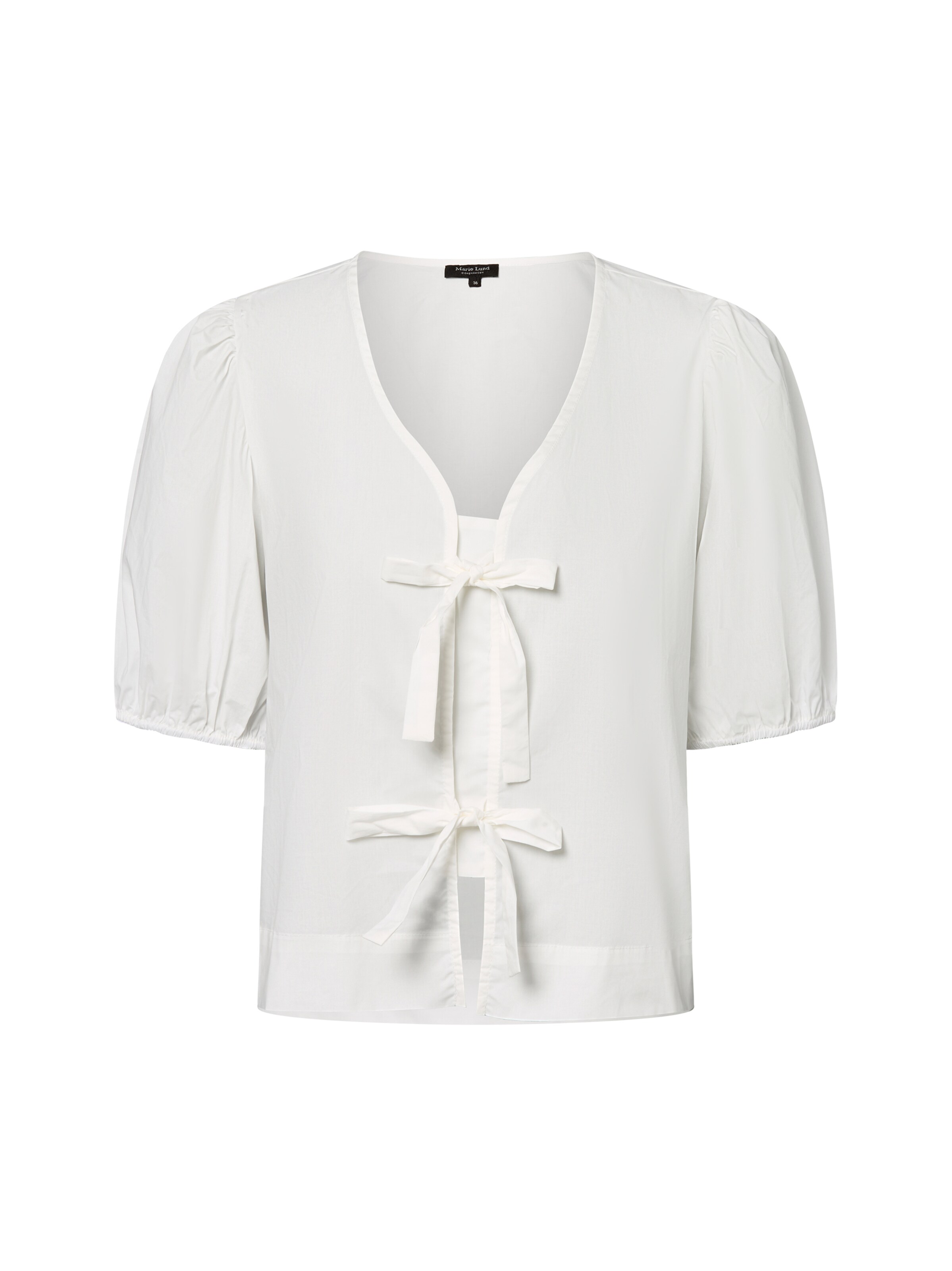 Marie Lund Blouse in White: front