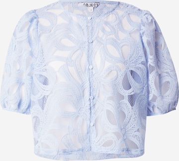 OBJECT Blus 'Rose' i blå: framsida