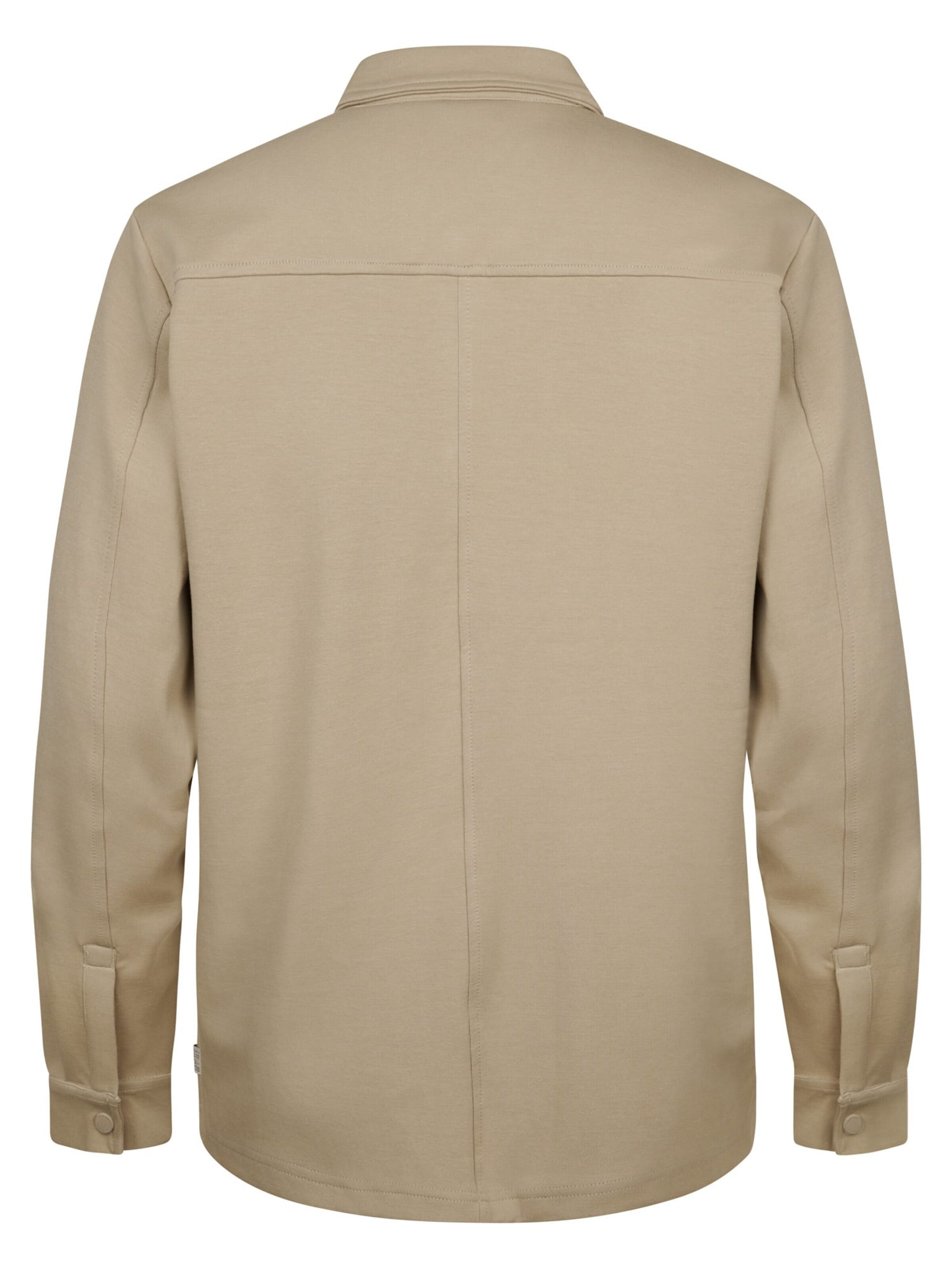 PETROL INDUSTRIES MEN Comfort fit Button Up Shirt in Beige
