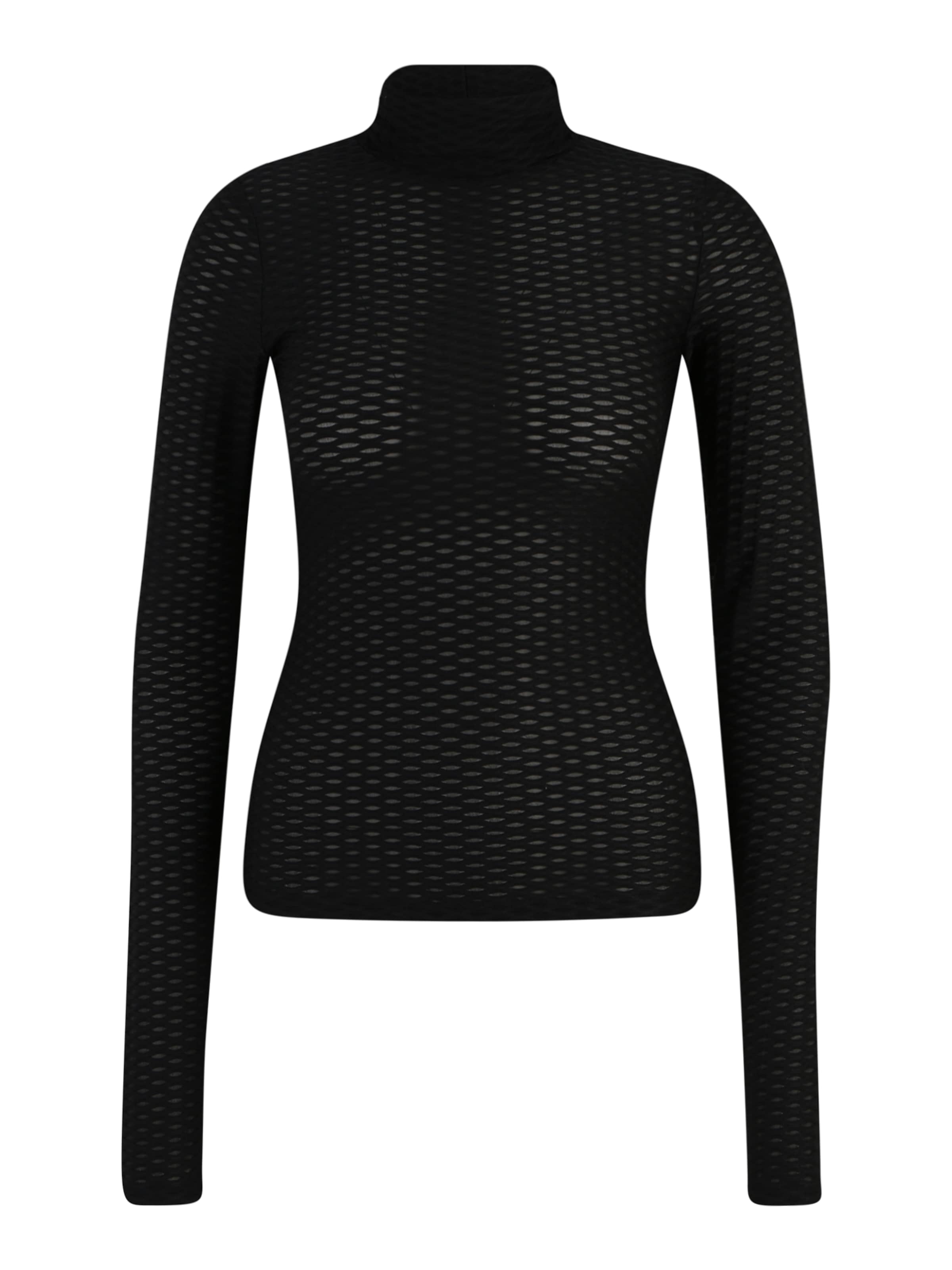 ABOUT YOU REBIRTH STUDIOS Тениска 'Tamara' в черно: отпред