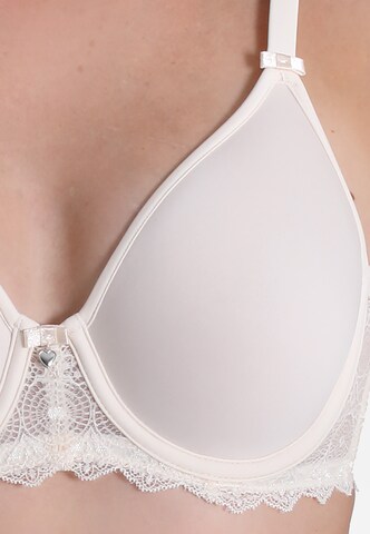 sassa T-shirt Bra 'Sensual Beauty' in Beige