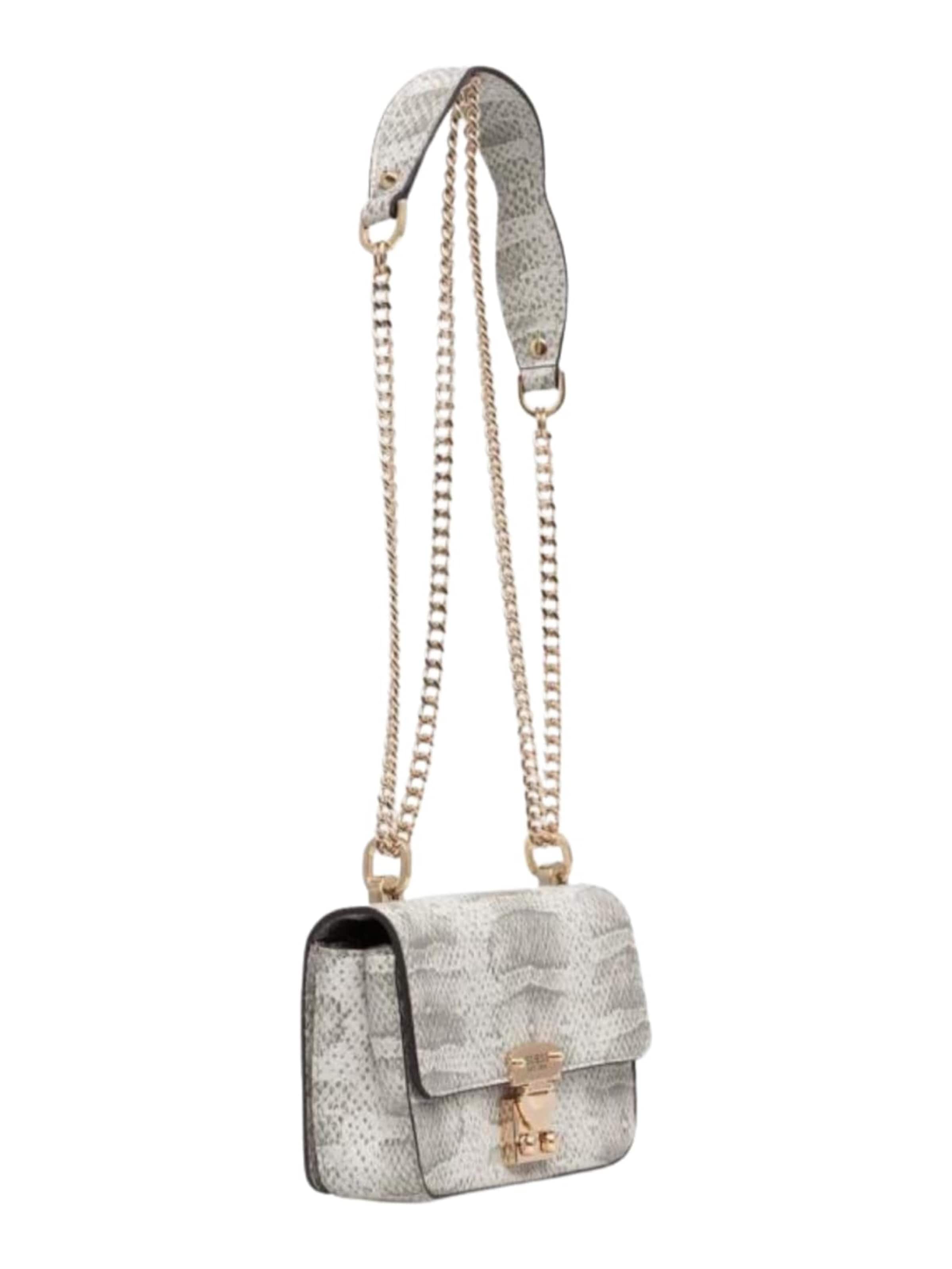 GUESS Handtas 'Guess Sac Rabat Deesa Convertible Xb Natural' in Beige