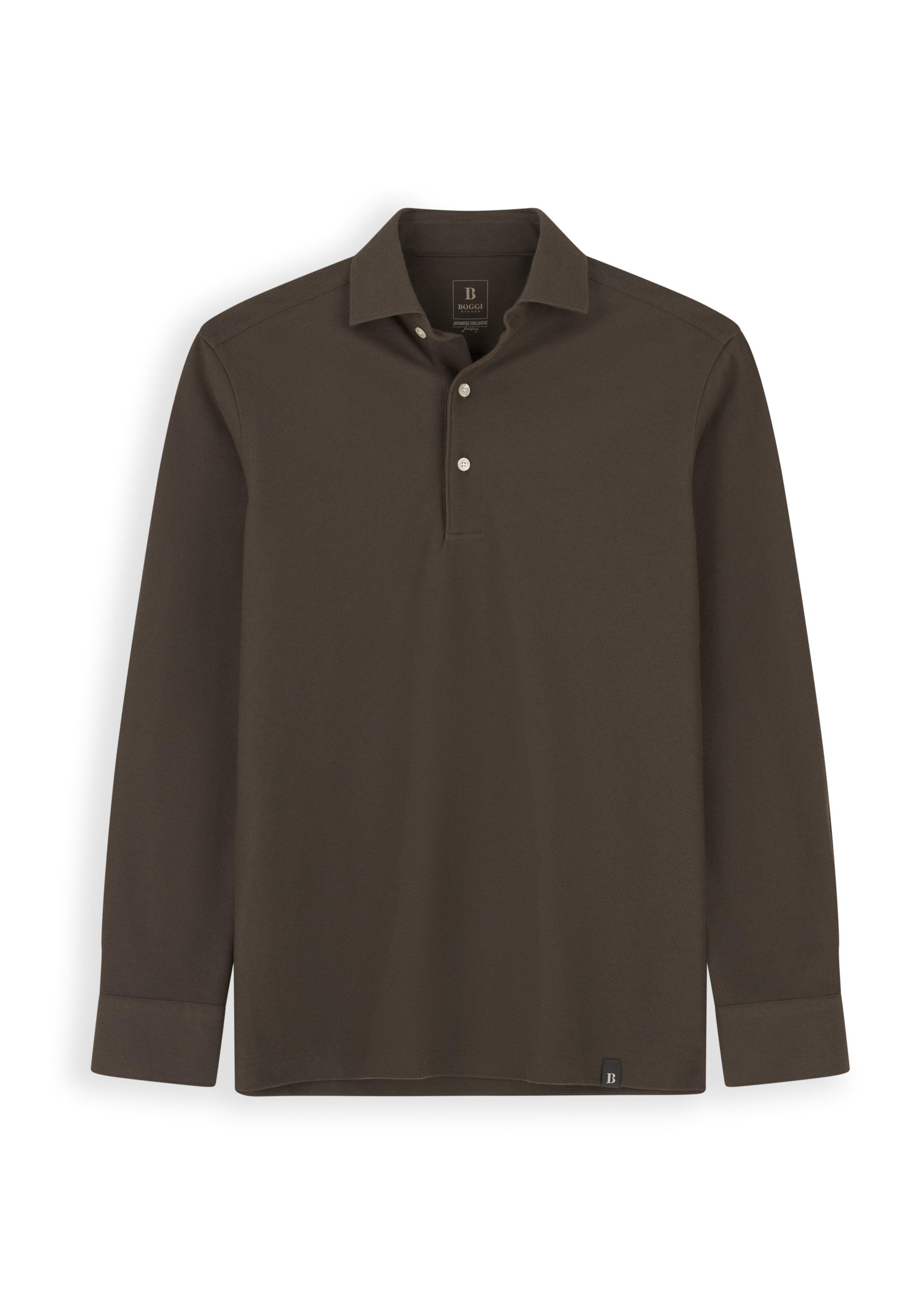 Boggi Milano Shirt 'Sakura' in Brown: front