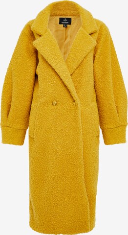 Threadbare Between-Seasons Coat 'Sunflower' in Yellow: front