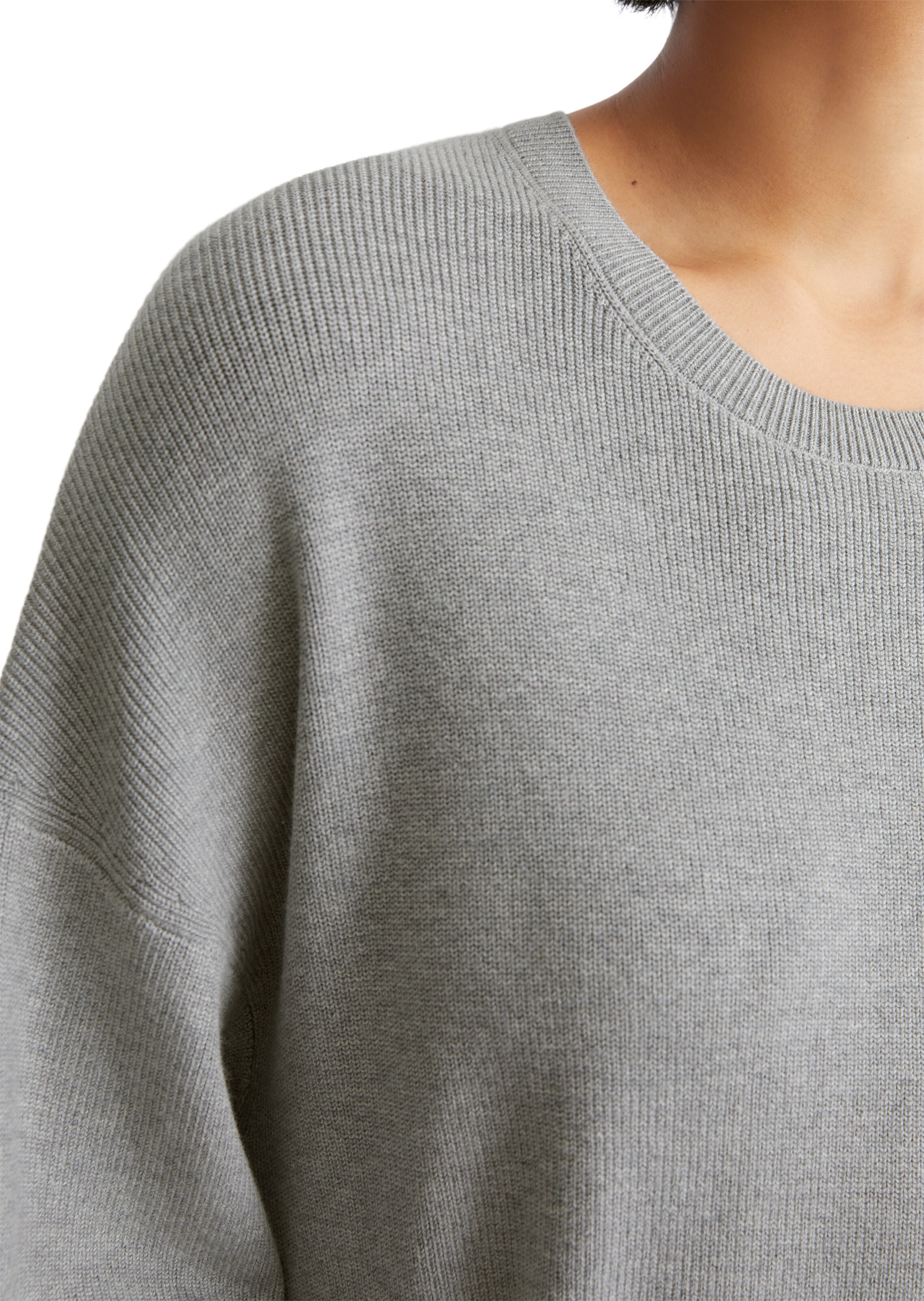 Marc O'Polo Pletena obleka | siva barva