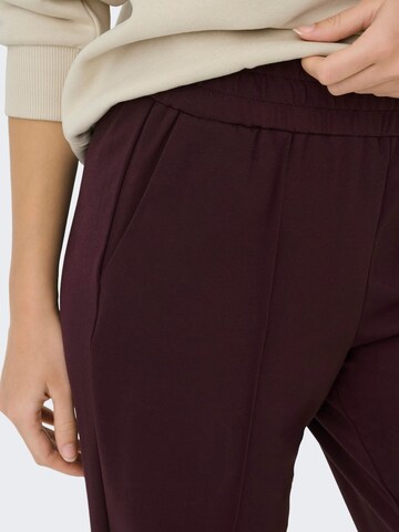 ONLY Baggy Broek 'Poptrash' in Rood