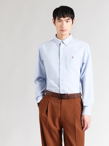 GAP Regular Fit Hemd 'BRANNAN' in Blau: Vorderseite