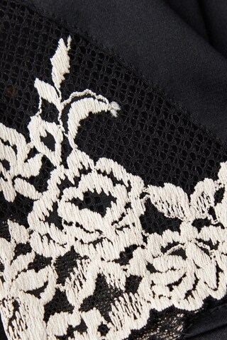 INTIMISSIMI Pyjamahose 'PRETTY FLOWERS' in Schwarz