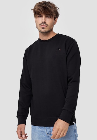 Mikon Sweatshirt 'Sense' in Zwart: voorkant