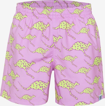 CHIEMSEE Board Shorts ' im angesagten Alloverprint ' in Purple: front