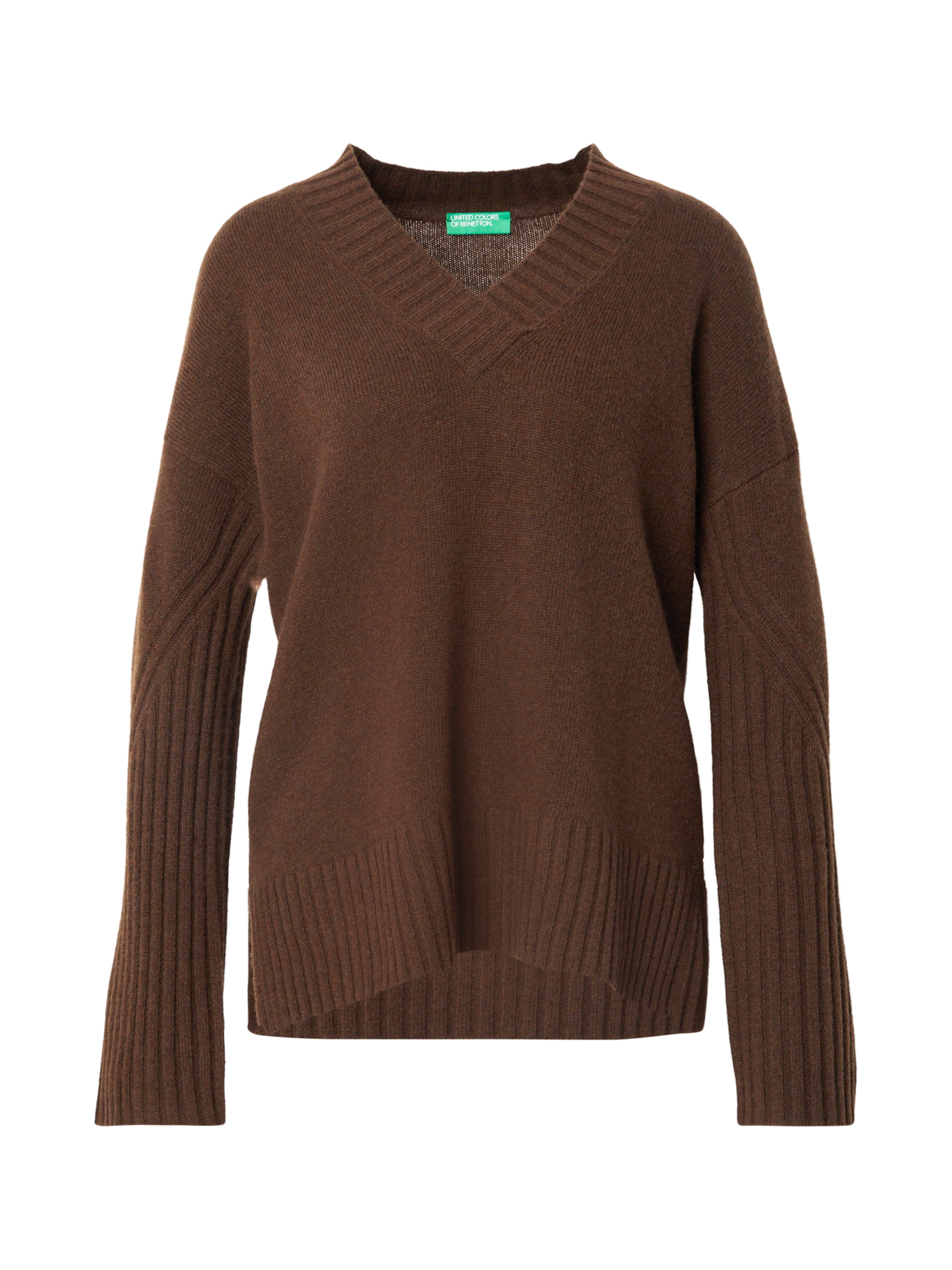 Pull-over UNITED COLORS OF BENETTON en marron : devant