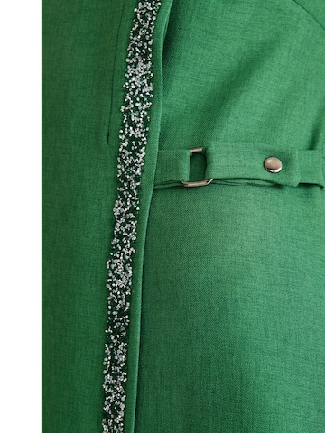 Robe 'Leila-Ferace' fashionshowcase en vert