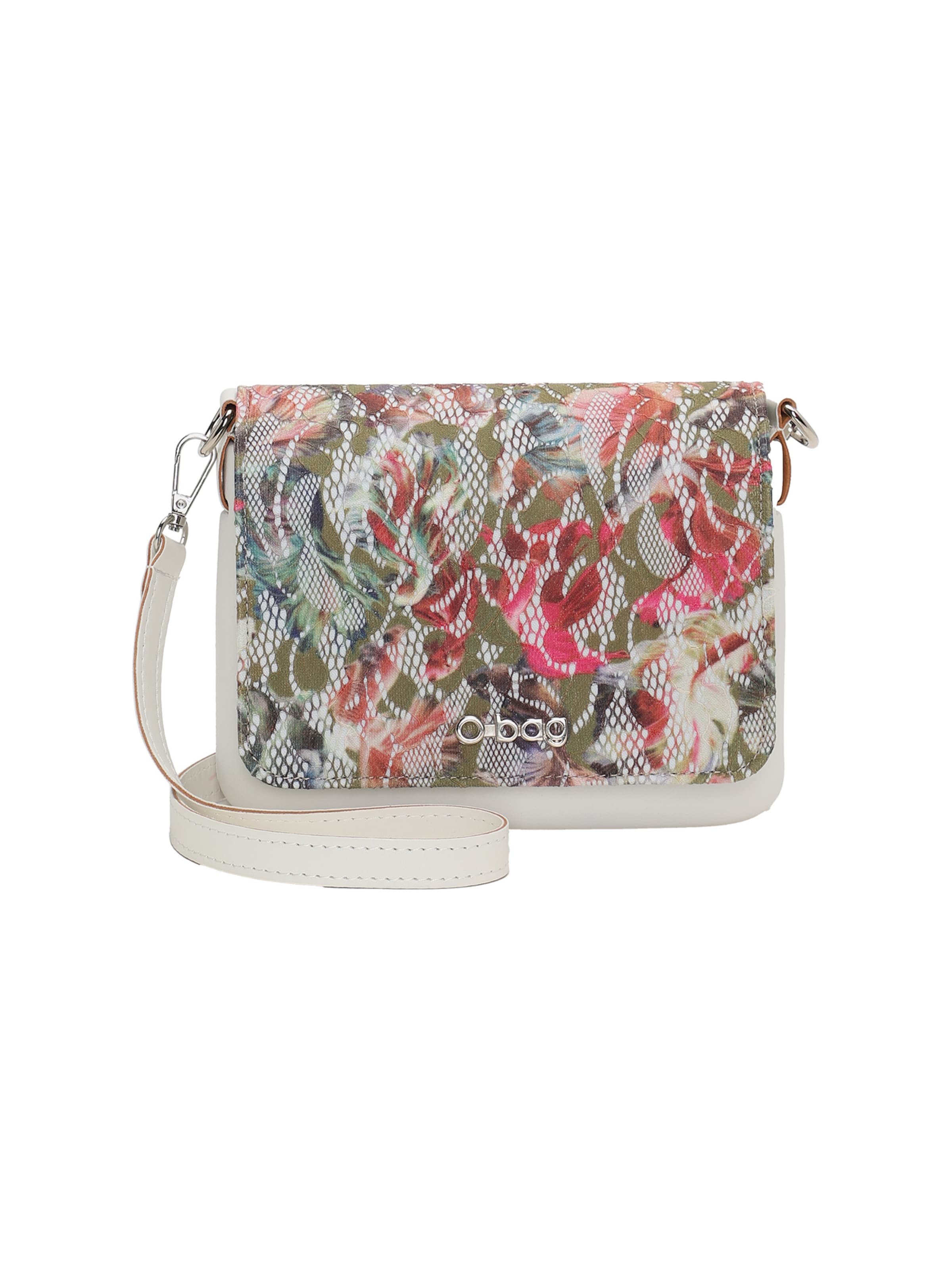 O bag Shoulder Bag in White: front