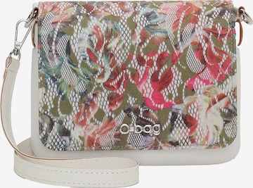 O bag Shoulder Bag in White: front