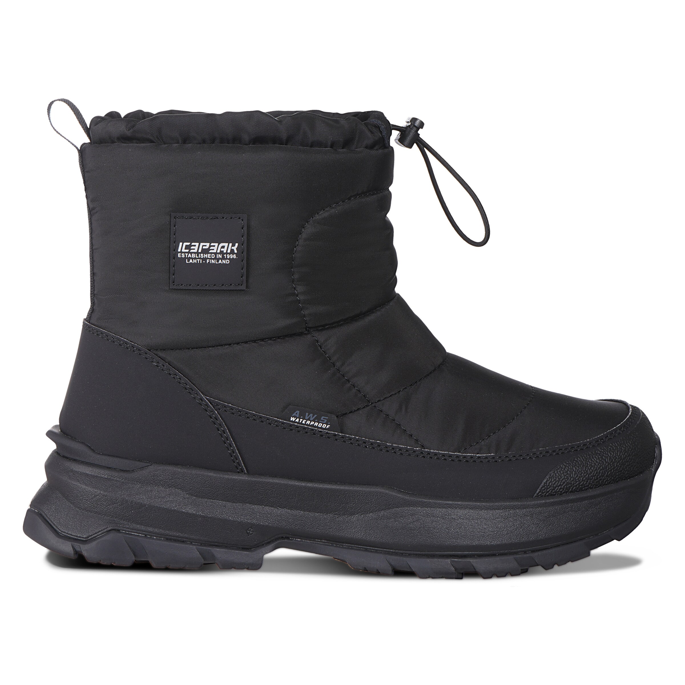 ICEPEAK Snow Boots 'Avellino Mr' in Black