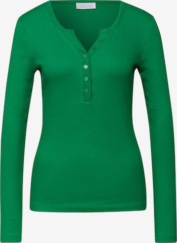 Street One Studio Shirt in Green: front