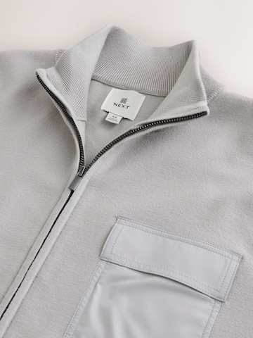 Geacă tricotată de la Next pe gri