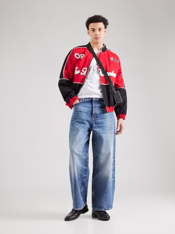 HUGO Wide Leg Jeans i blå