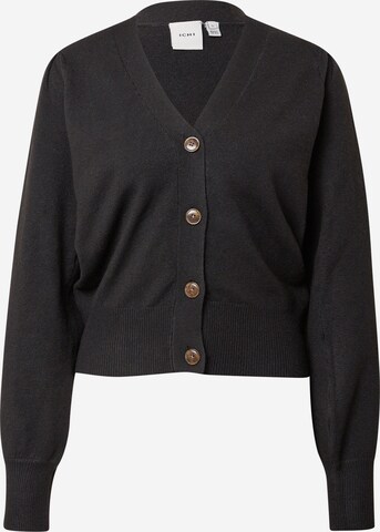 ICHI Knit Cardigan 'Kate' in Black: front