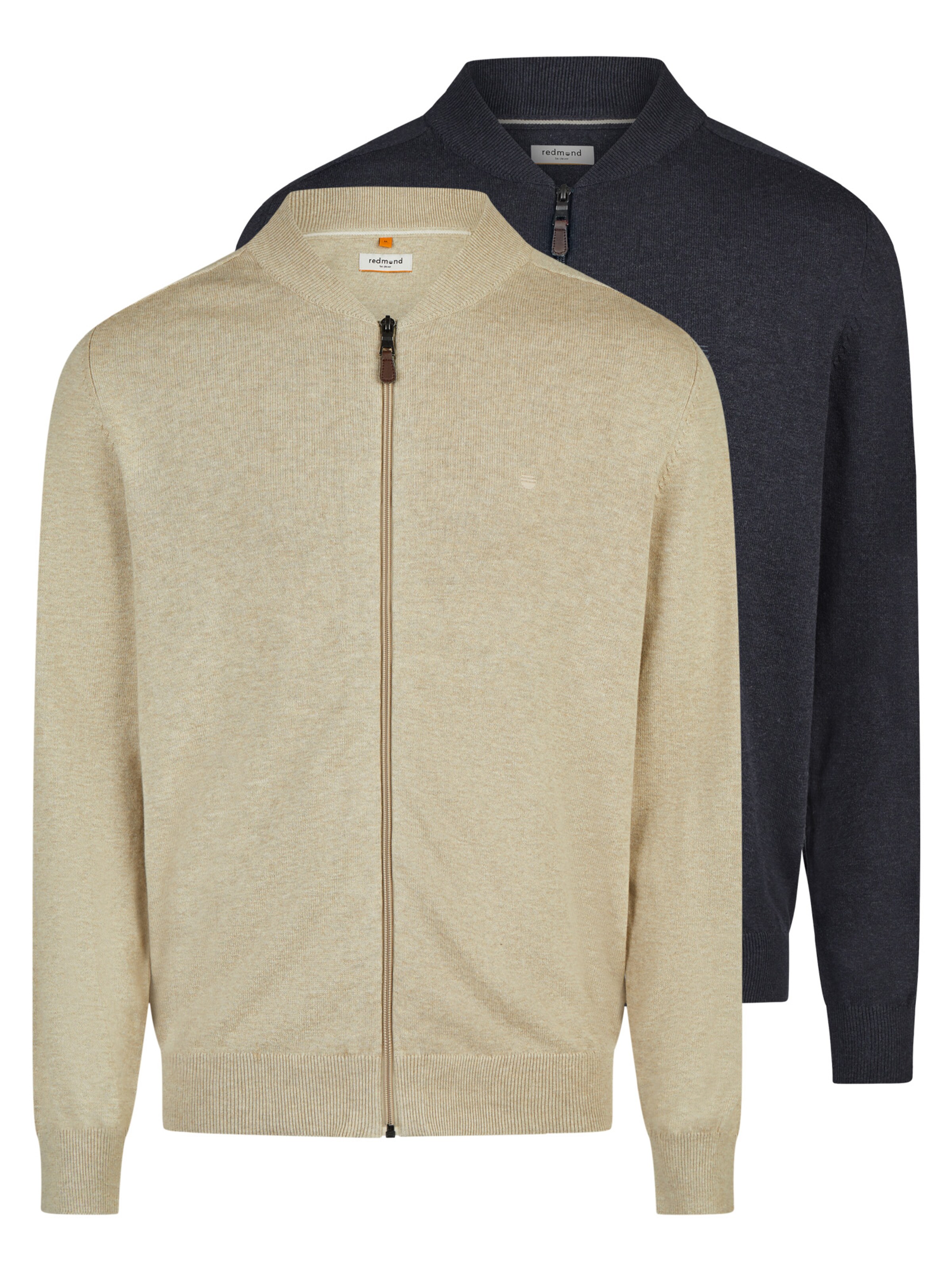 redmond Knit cardigan 'Basic' in Beige: front