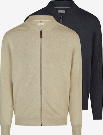 redmond Knit Cardigan 'Basic' in Beige: front