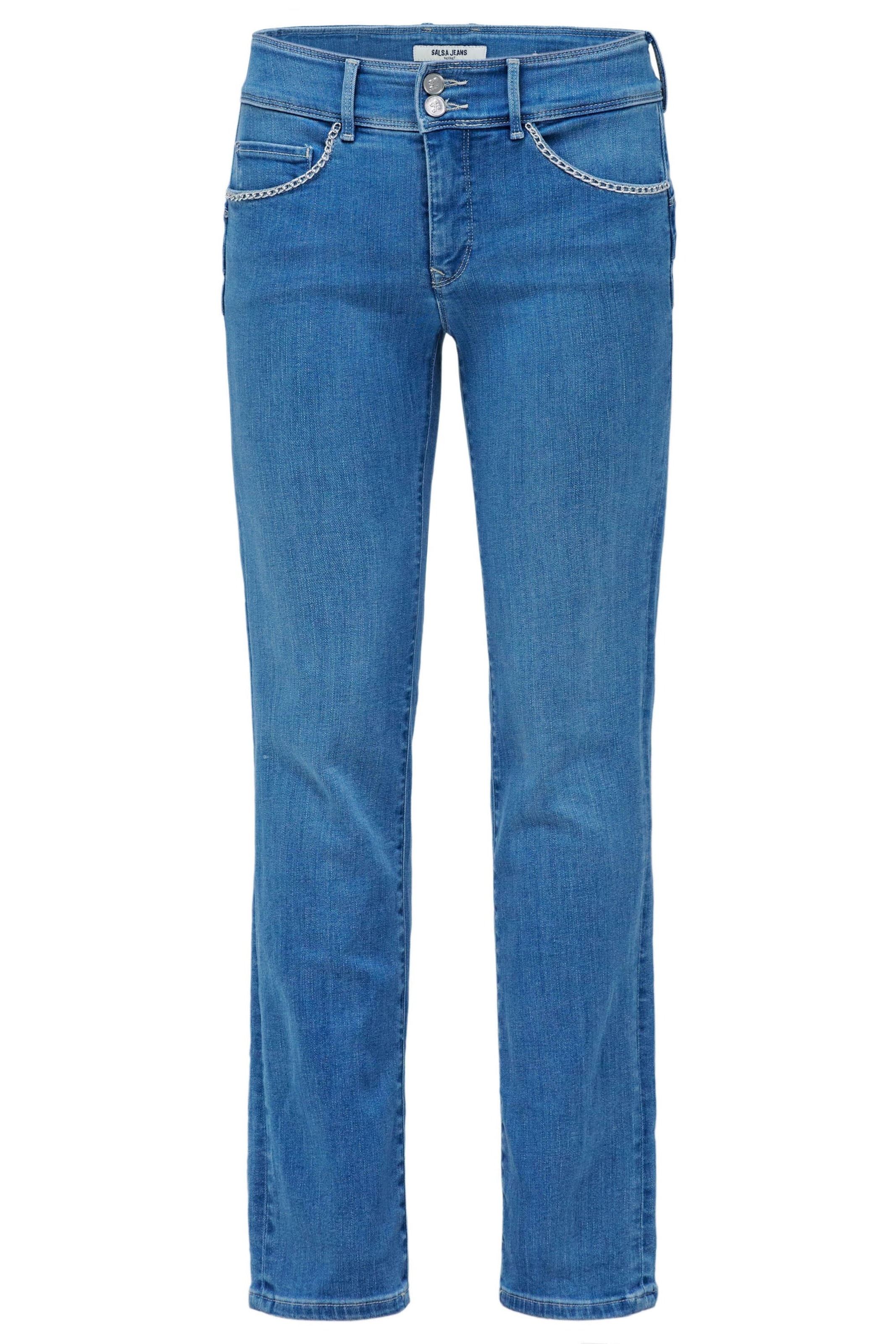Salsa Jeans Skinny Jeans in Blauw: voorkant