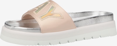 REPLAY Pantolette in beige / rosa / silber, Produktansicht