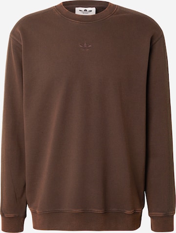 Sweat-shirt 'Premium Essentials' ADIDAS ORIGINALS en marron : devant