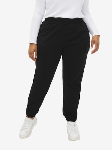 Regular Pantalon cargo 'Jmaddie' Zizzi en noir