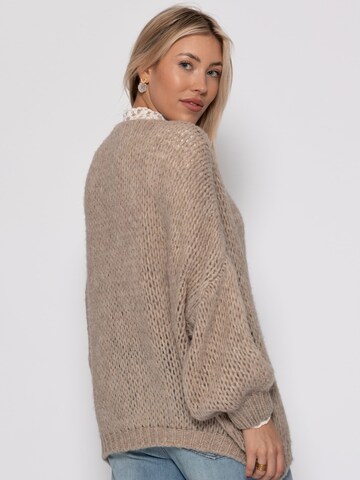 SASSYCLASSY Oversizestrickjacke‌‌‌‌‌‌ in Beige