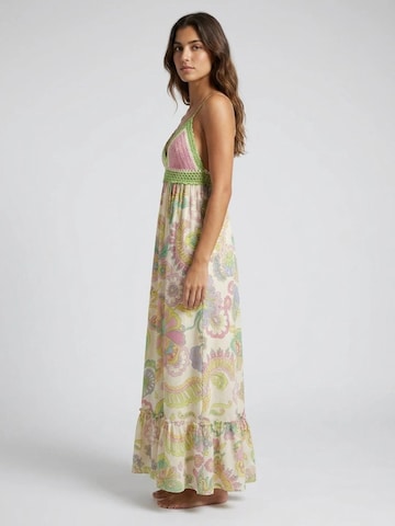 Miss June - Vestido 'Robe Longue Hortensia' en Mezcla de colores