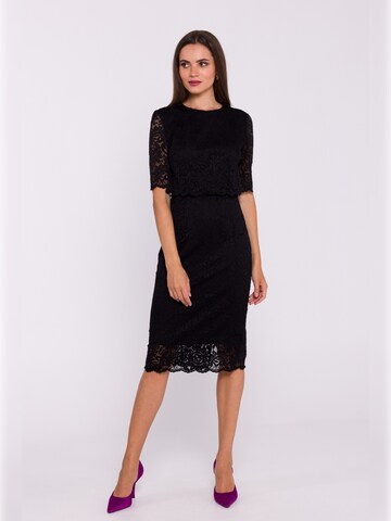 Stylove - Vestido 'S379' en negro: frente