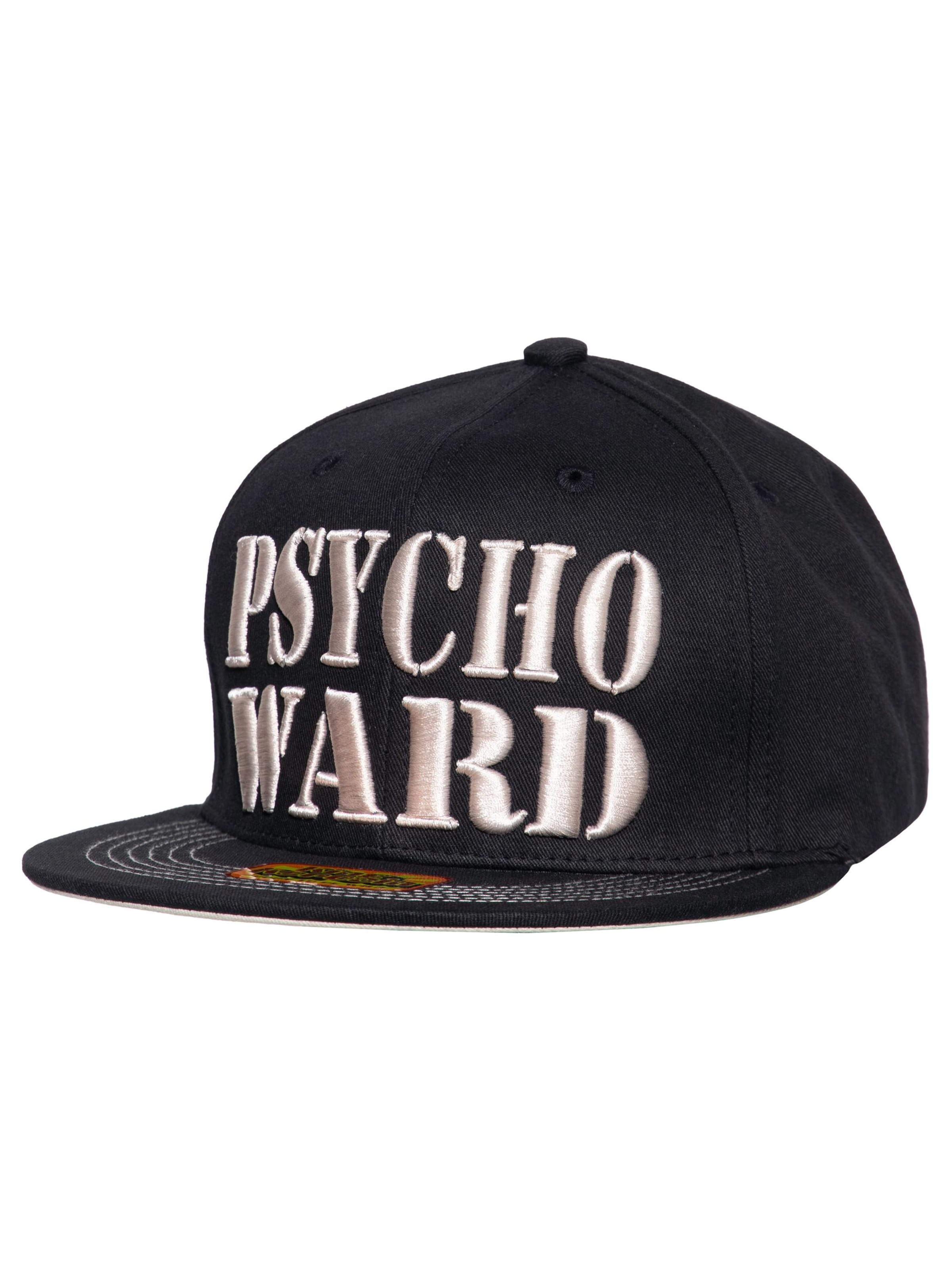 King Kerosin Cap 'Psycho Ward' in Black: front